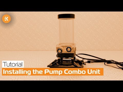 Installing the Pump Combo Unit