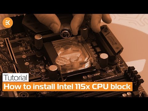 Installing the EK-Supremacy Classic CPU Block on Intel Socket 115x