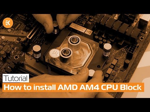 Installing the EK-Supremacy Classic CPU Block on AMD Socket AM4